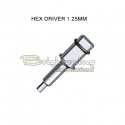 Torque Wrench Insert Hex 1.25mm - Short size
